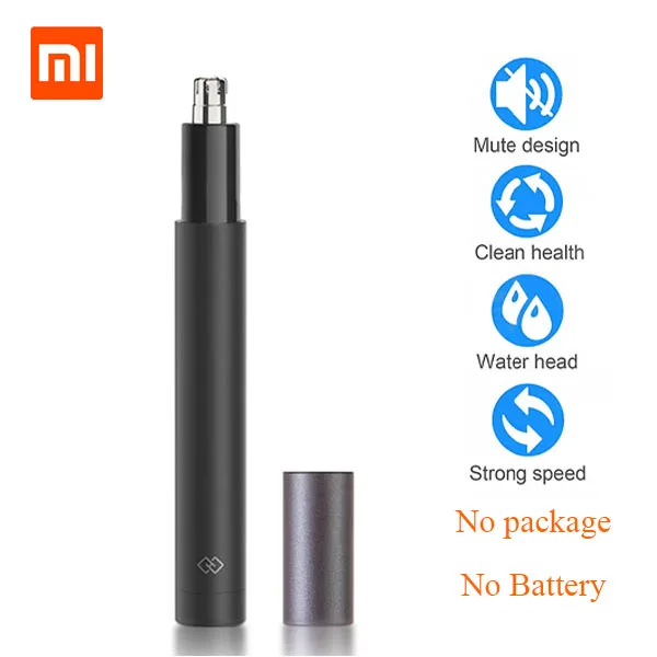 No Package Xiaomi Mijia Электрический мини триммер для волос HN1 Портативный ушной нос бритва-Триммер Водонепроницаемый Безопасный Очиститель инструмент для мужчин M25 - Цвет: No Package