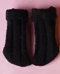 black 1 пара, мода 1/6, кукольные носки для OB11 obitsu 11 Holala Blyth Doll, короткие носки для куклы, аксессуары для обуви - Цвет: black