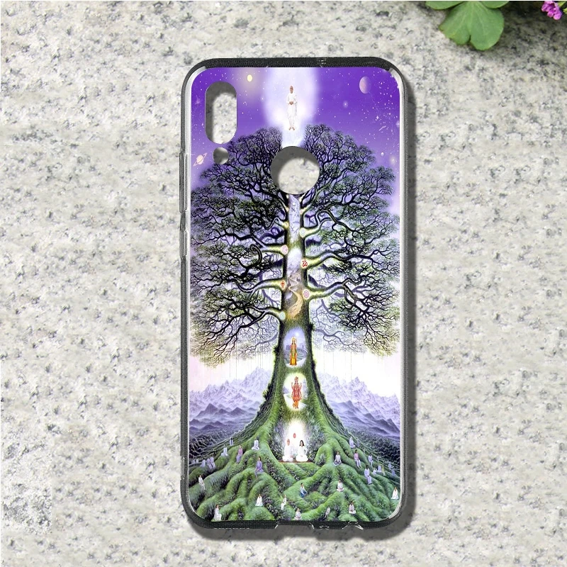 tree of life Soft TPU Mobile Phone Case Cover For Huawei p smart Honor 4C 5C 6A 6X 7X 8X 9 lite V8 V9 Play V10 shell | Мобильные