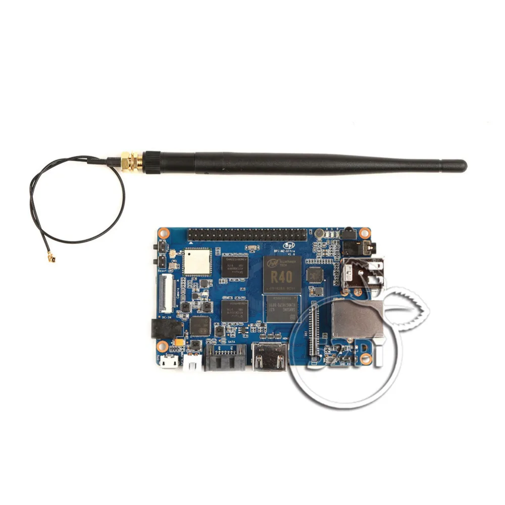 Четырехъядерный процессор банан Pi M2U 2 Гб ОЗУ с SATA Wi-Fi Bluetooth 8 eMMC одна плата 1 шт. 3 дБ |