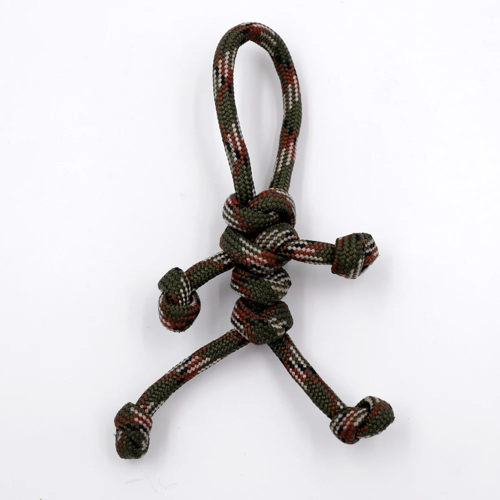 Paracord Buddy брелок ультра портативный Новинка ручной работы карабин аксессуары 550 парашютный шнур для скутеров автомобилей держатель для ключей - Color: No.4 OD Green Camo