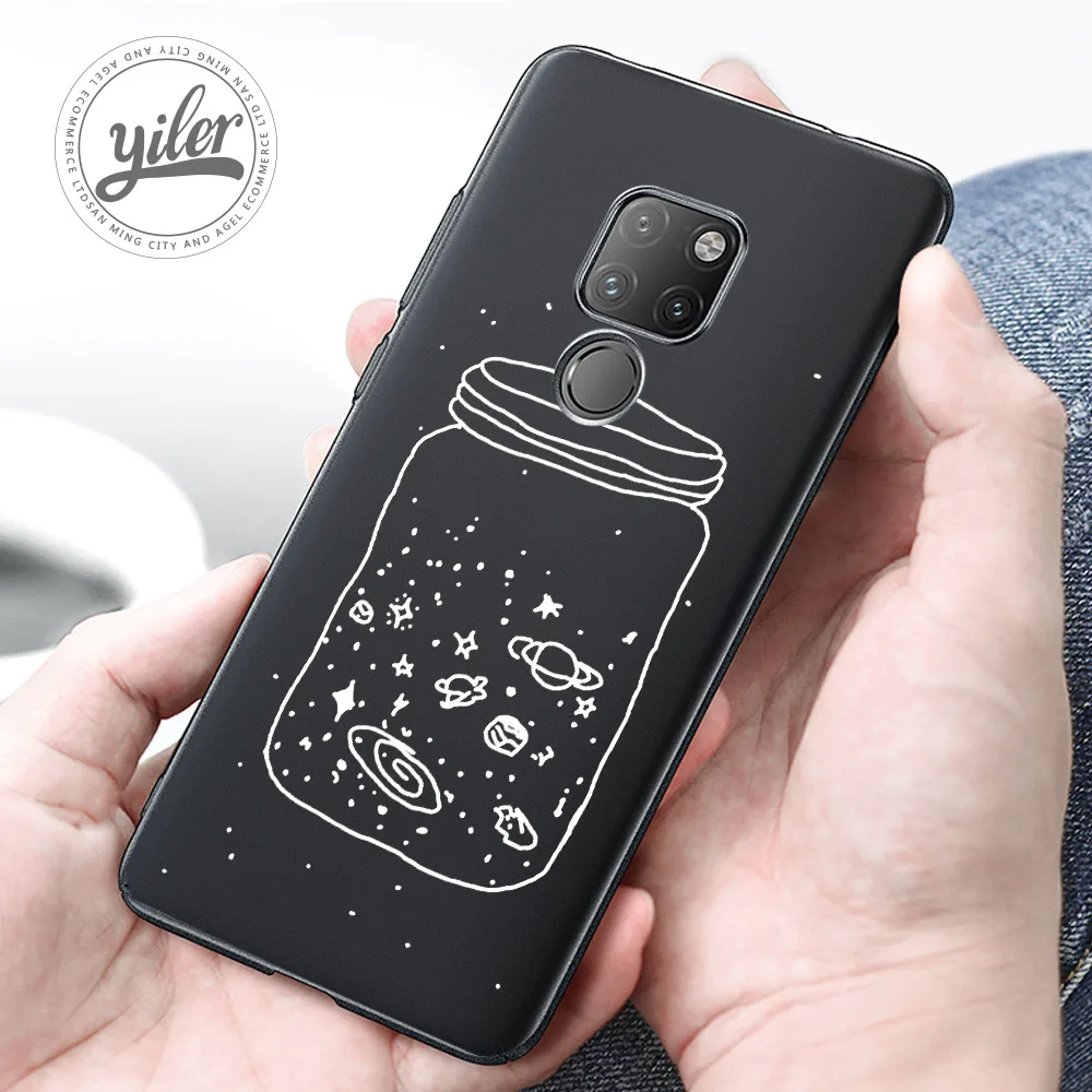 Чехол с изображением космического звездного неба и бутылки желаний для Mate 20 Pro