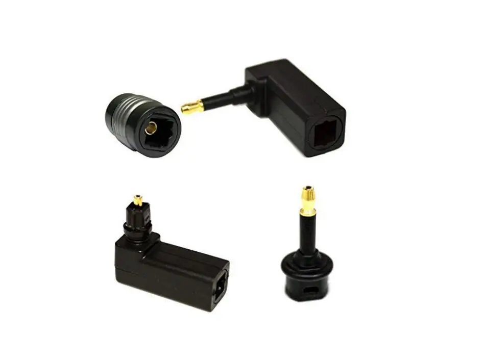 LBSC  Toslink Digital Optical Audio Splitter Adapter (1set  4pcs)