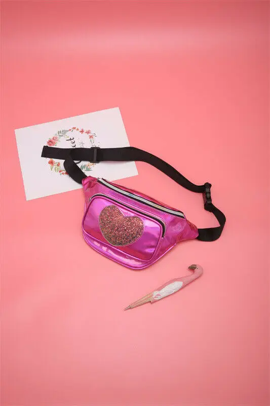 Новинка 2019 популярная поясная сумка забавная дорожная блестящая с блестками