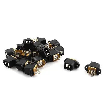 5 мм x 2 1 Женский DC Мощность Jack 3 Pin PCB Панель крепление разъем 20 шт.|Соединители| |