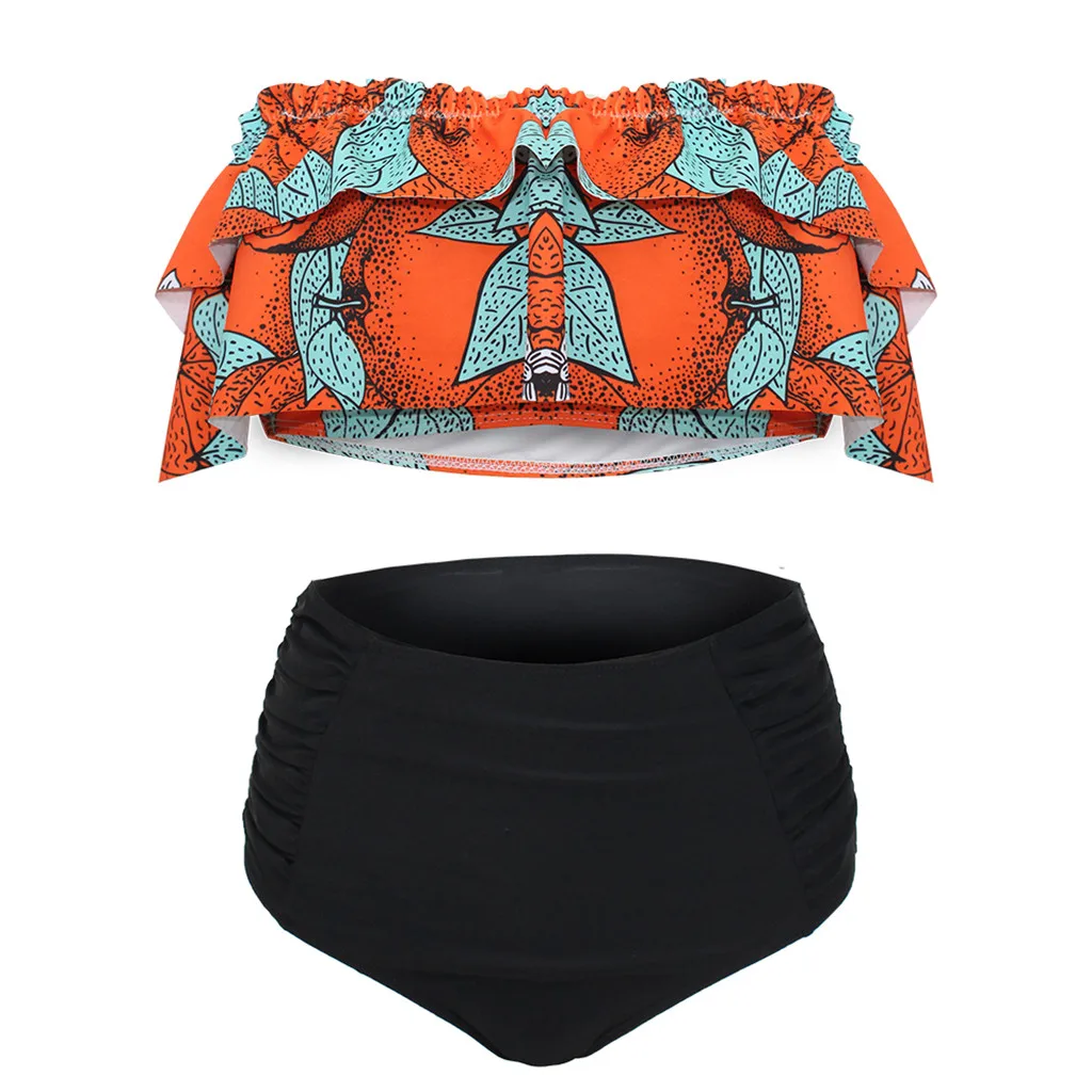 Сексуальный женский купальник пуш-ап мягкий бюстгальтер купальный костюм бикини