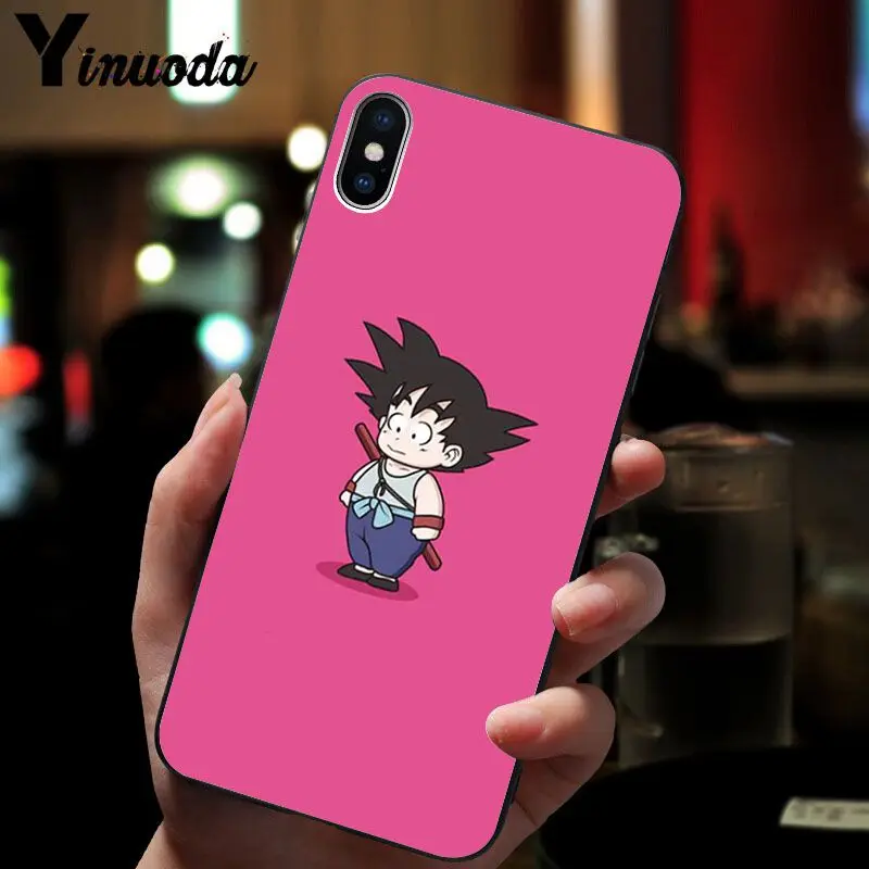 Yinuoda Dragon Ball новое поступление черный чехол для мобильного телефона iPhone X XS MAX 6 6s 7