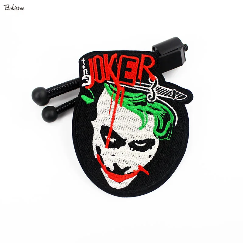 

Fashion Joker Embroidered Patches Iron on Creative Badge Stickers Appliques Stripes for Cloth Backpack Decoration