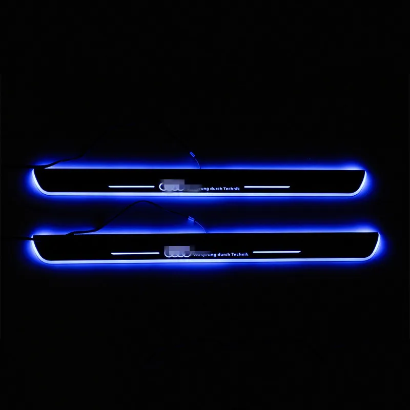 2X Круто! Пользовательские светодиодный пороги потертости пластины панель