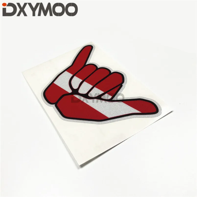 Модные мотоциклетные наклейки с аквариумом хвалю классный жест для дайвинга