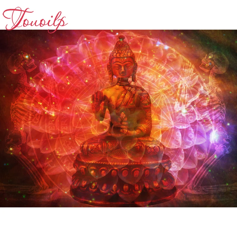 TOUOILP full round &amp square diamond embroidery famous singer 5d painting Buddha statue mosaic bead picture of rhinestone | Дом и сад