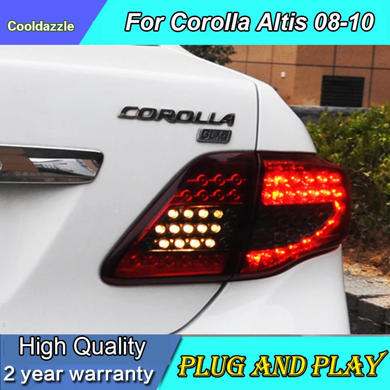 Задние фонари для Toyota Corolla Altis 2008 2009 2010 года задние фонари|Фара авто в сборе| |