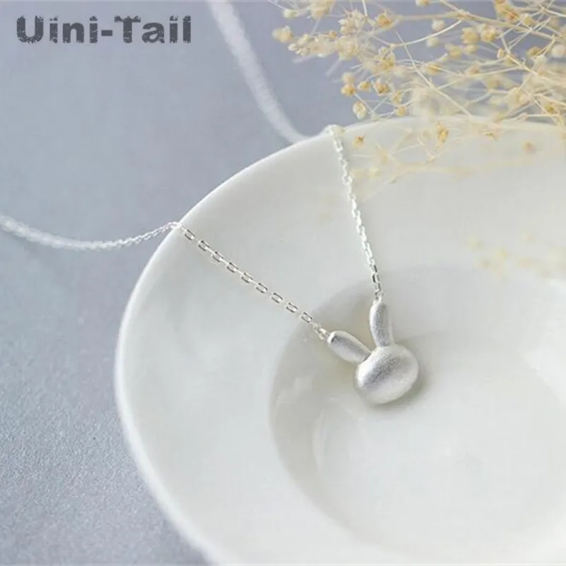 Uini Tail Горячая новинка 925 Стерлинговое серебро милая матовая искусственная кожа