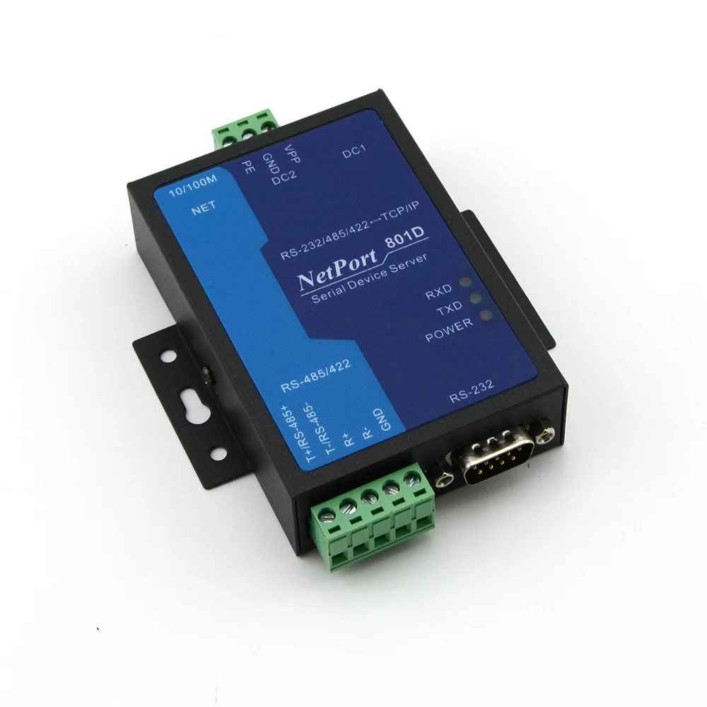 Промышленный последовательный сервер MODBUS шлюз RS485/422/232 модуль Ethernet NP801D | Бытовая