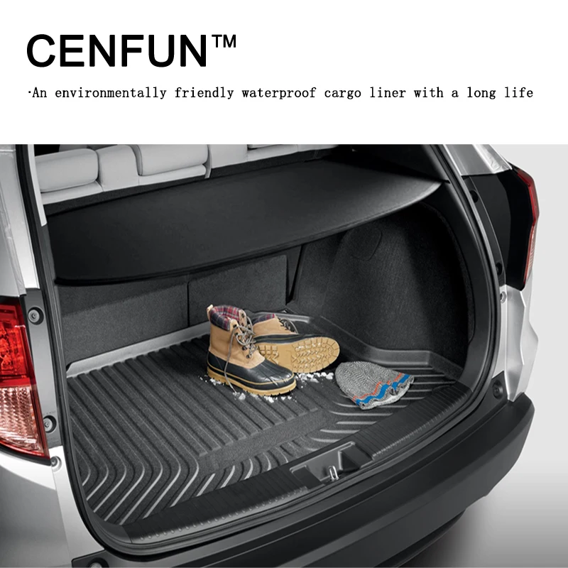 

All Weather Cargo Liner Trunk Mat tray For Volkswagen SANTANA C-TPEK PHIDEON CC T-ROC Passat B8 protection