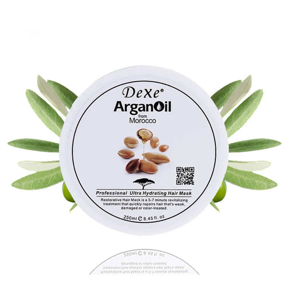 Увлажняющая маска для волос с аргановым маслом, глубокий кондиционер, увлажняющая сухая или поврежденная маска для восстановления волос, питательный крем для кожи головы