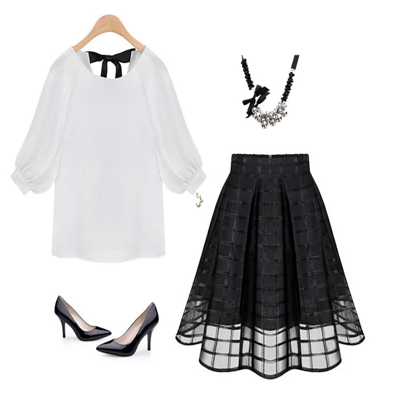 Новые в европейском и американском стиле сезон: весна–лето Для женщин юбка-пачка