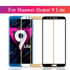 Закаленное стекло 9h с полным покрытием для huawei honor 9 lite, Защитная пленка для huawei honor 9, 9 lite, легкая Защитная пленка для honor 9, 9 lite