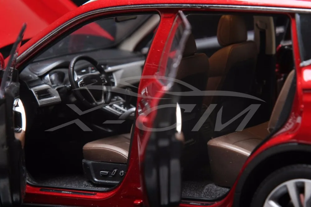 Литая модель автомобиля Geely Auto Geely Boyue SUV 1:18(красный)+ маленький подарок