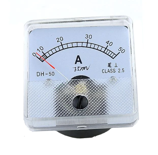 

DH-50 AC pointer analog ammeter panel 5A 10A 20A 30A 50A 75A 100A 150A 50*50mm