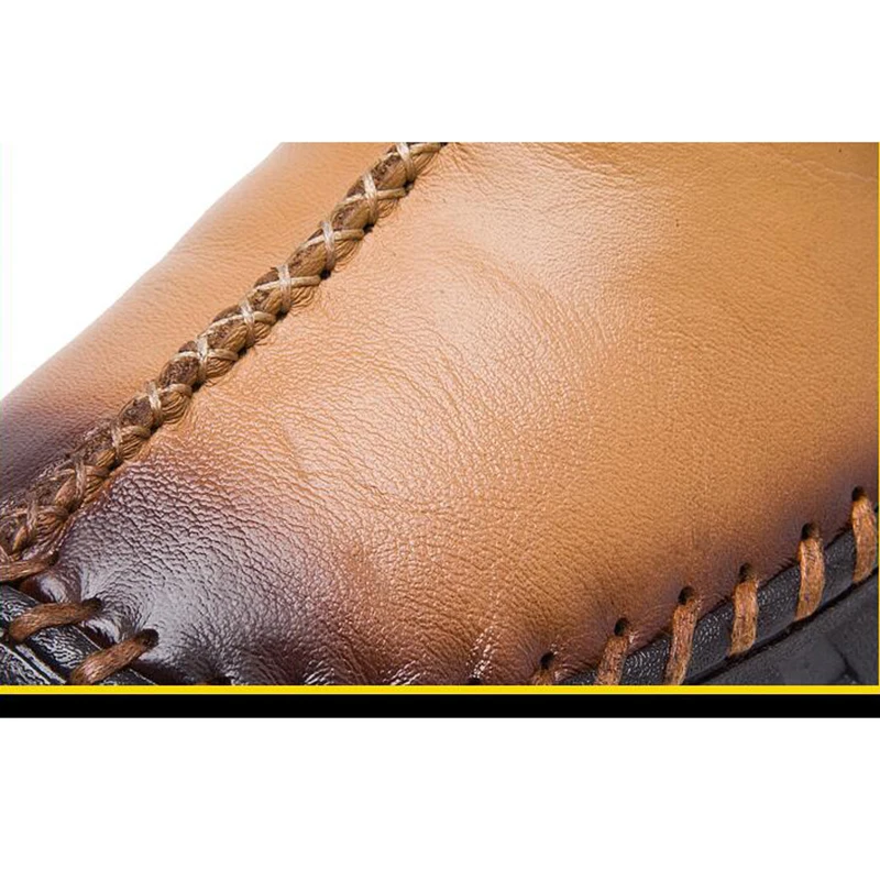 Женские кожаные ботинки ручной работы повседневные ботильоны из натуральной