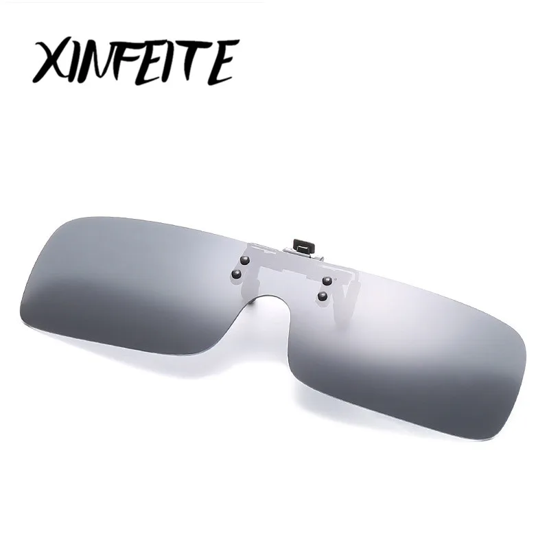 Xinfeite 2018 мода поляризованный клип на оправы Солнцезащитные очки для женщин Óculos