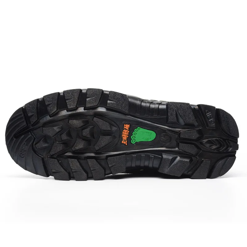 Мужские ботинки для работы обувь пирсинга Уличная из натуральной кожи