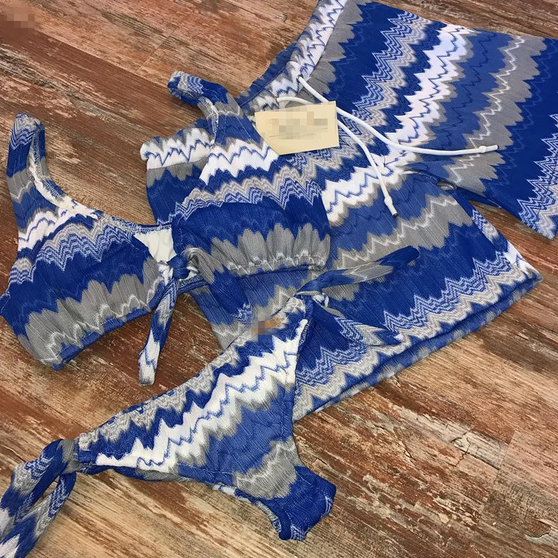 Новый печати Бикини Купальники Купальный костюм 2017 женская обувь сексуальный