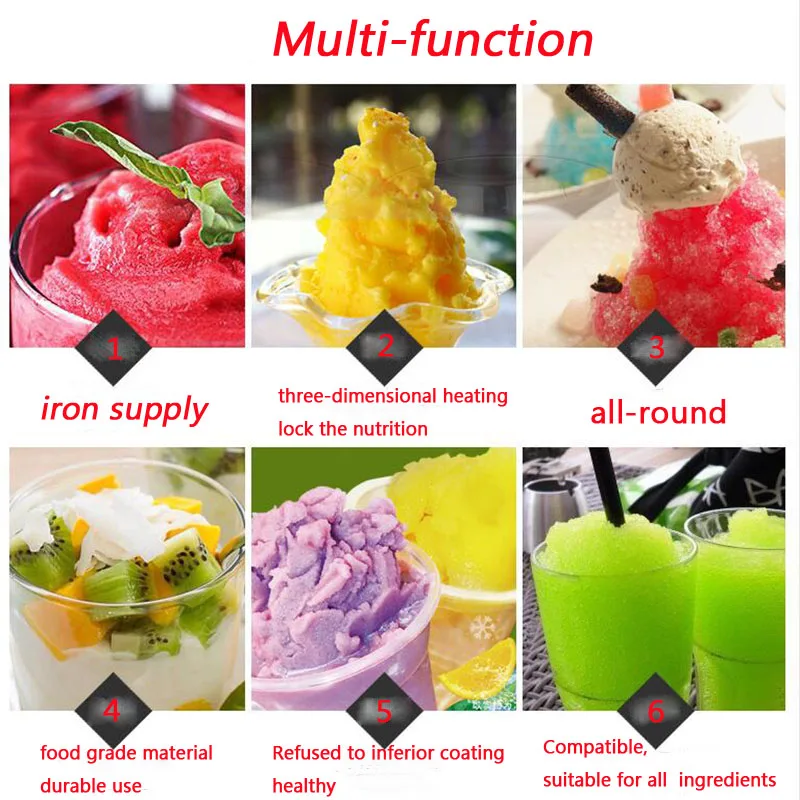 

Full Stainless steel Fried ice cream roll machine ice pan Fry flat ice cream maker yoghourt fried ice cream machine 1pc