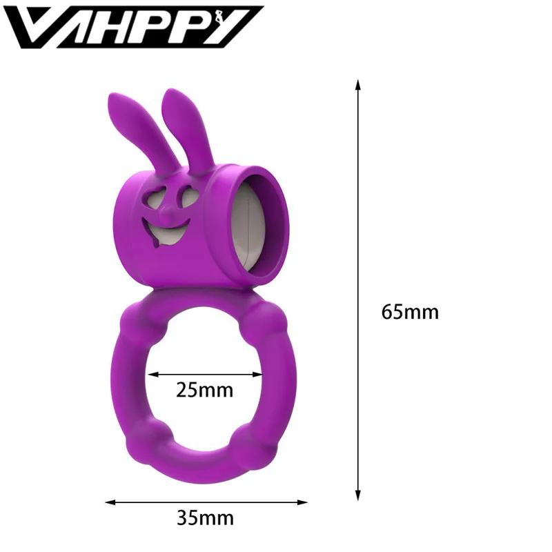 Кролик вибрирующее кольцо для секса мужчин пениса кольца на пенис силиконовый