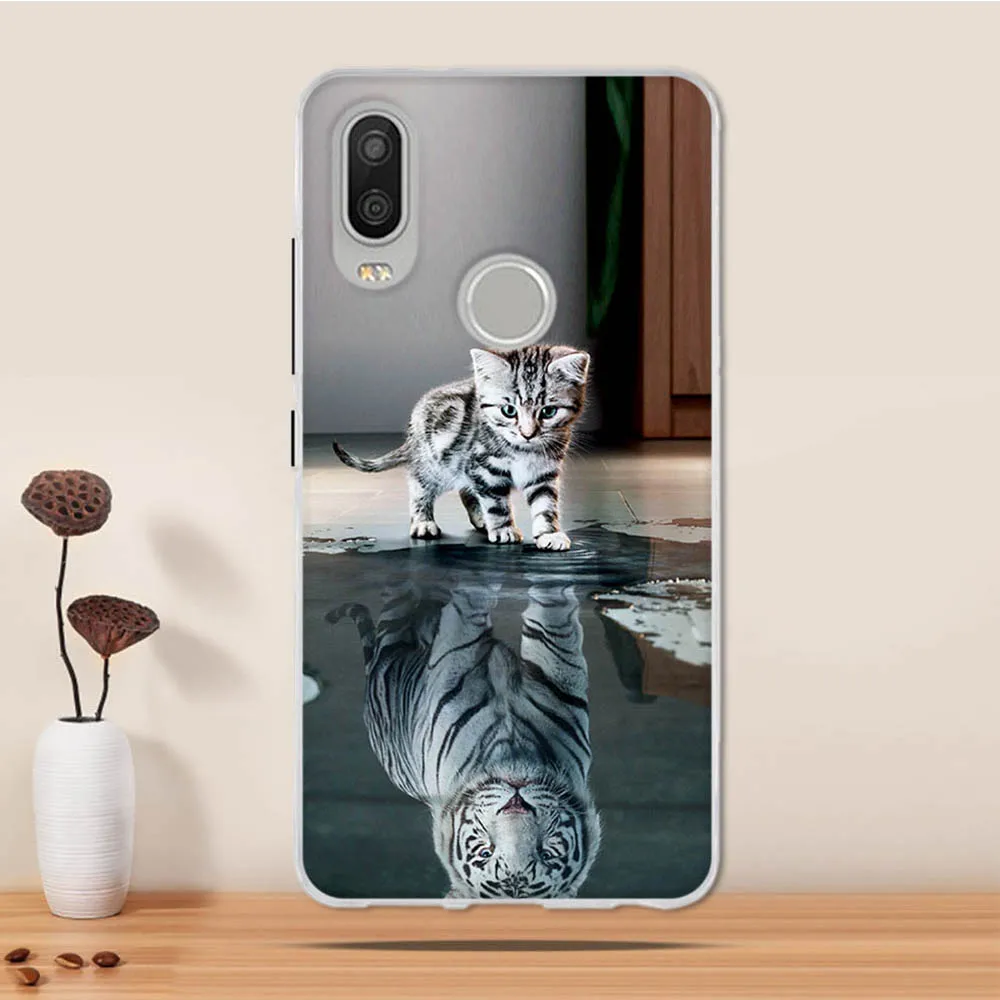 Чехол для BQ Aquaris X2 Pro мягкий силиконовый чехол из ТПУ 3d чехлы / Pro|Бамперы| |