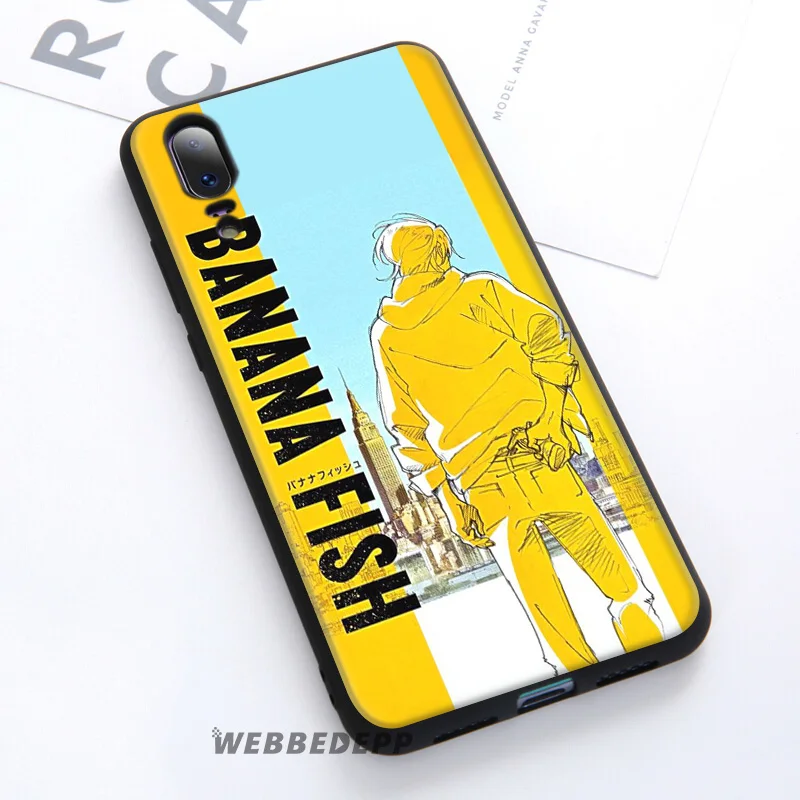 WEBBEDEPP Банановая рыба аниме мягкий чехол для Huawei P30 P20 Pro P10 P9 Lite 2017 P Smart 2019 & Nova 3 3i Y9 |