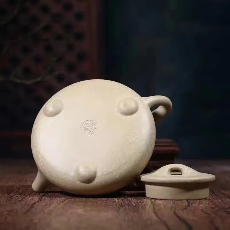 

National Gonggong Wang Fang All Hand-made Fine Goods Delicate Fragrance Floating Purple Sand Teapot Travel Teaware Gift