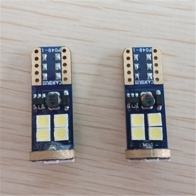 W5W T10 светодиодный OBC Canbus 12 SMD 3030 ошибок 168 194 лампа для салона автомобиля купольная