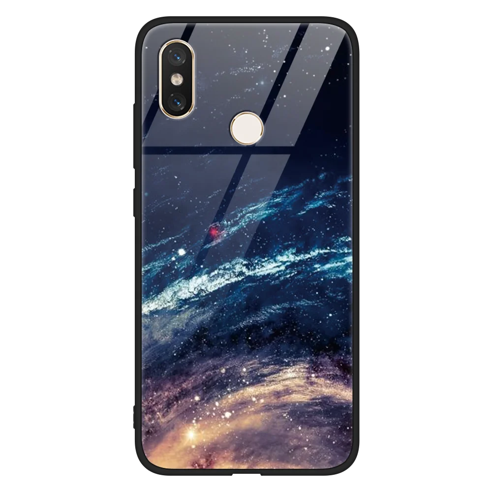 xingyun Чехол из закаленного стекла для Xiaomi mi 9 8 9T Pro A1 A2 Lite Explorer SE mi x 2 2S 5 5S 6 Space чехол s Coque для mi Pocophone F1 - Цвет: xingyun