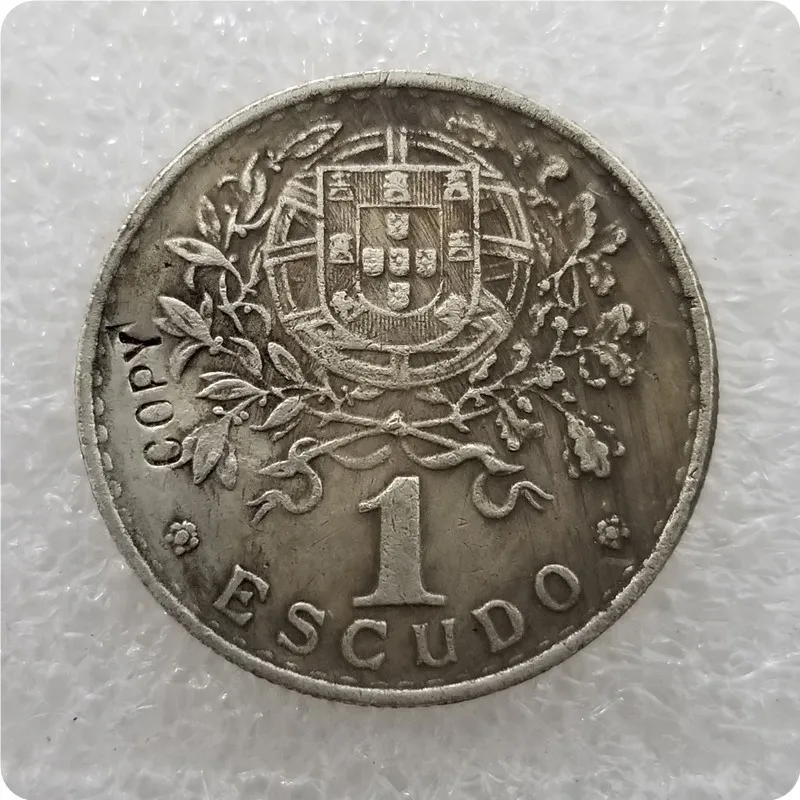 1944 Португалия 1 ESCUDO Монета КОПИЯ памятные монеты копия монет медаль