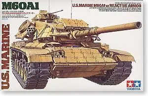 Tamiya 35157 1/35 U.S. Marine M60A1 w/реактивная Броня в военном сборе AFV модель строительные