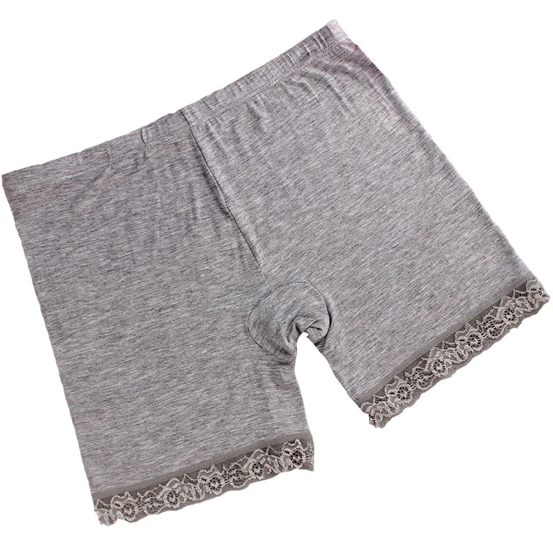 Lace gray KL292, кружевные трусы большого размера, женские трусы с высокой талией, мягкое женское нижнее белье - Цвет: Lace gray