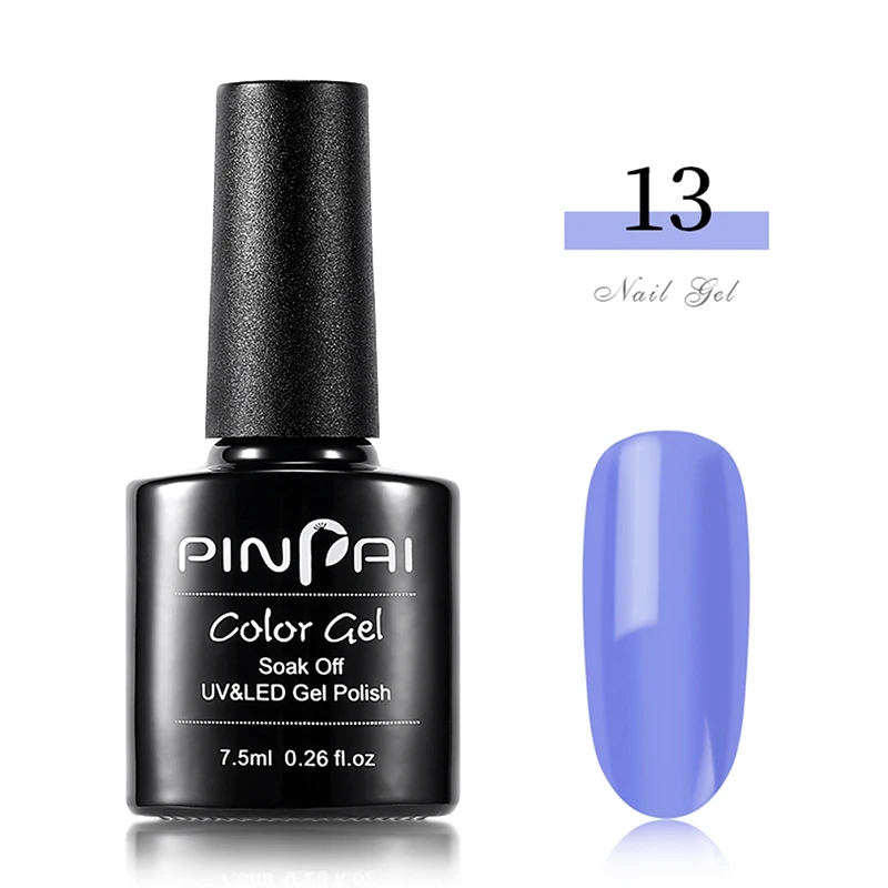 NO.13 Pinpai 64 Цвета УФ-гель для ногтей Полупостоянный 7,5 мл Гибридный СВЕТОДИОДНЫЙ УФ гель лак удаляющийся замачиванием лаковое гелевое покрытие для ногтей верхнее пальто базовое пальто - Цвет: NO.13