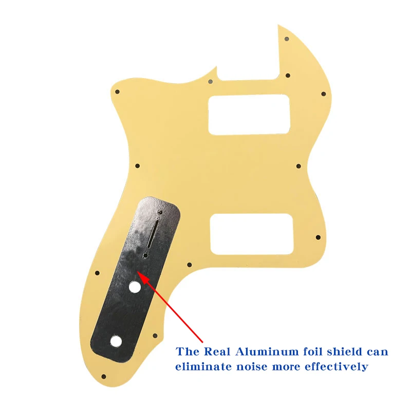 Детали для гитары Pleroo Pickguard Fender Classic 72 'Thinline Telecaster Накладка царапин с ТВ Jones