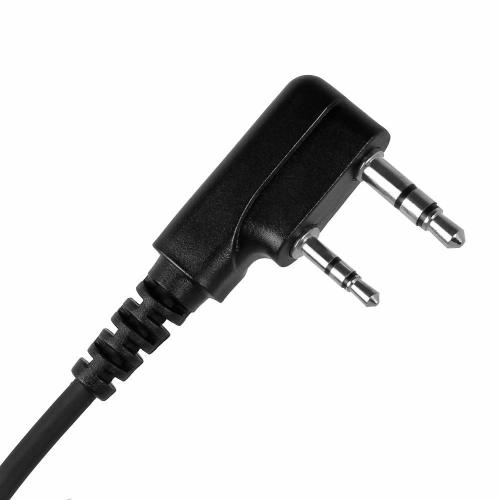 _ 2 pin 5 мм большая PTT гарнитура с ушным крючком для Kenwood портативная рация