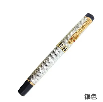 Jinhao древний серый китайский Восточный Дракон перьевая ручка с Оригинальная коробка