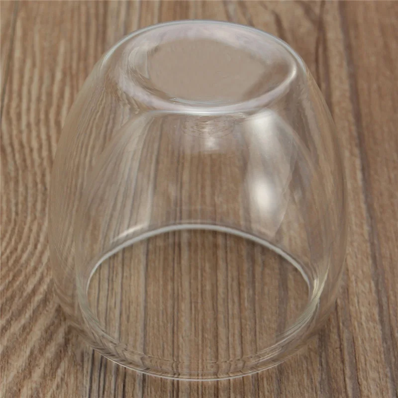Прозрачные двойные стеклянные чашки для чая и кофе термостойкие кружки супа из
