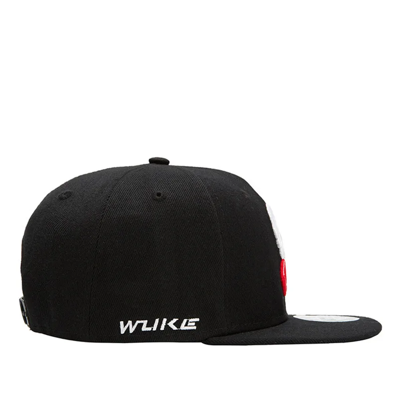 EaLAB Snapback хип хоп кепка для мужчин и женщин черная прямая Кепка с козырьком