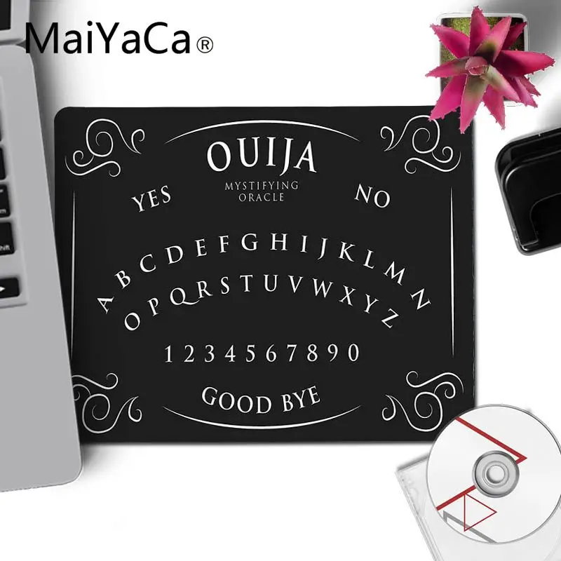 No Lock Edge18x22cm MaiYaCa Ouija комфортный маленький коврик для мыши игровой коврик для мыши клавиатуры коврик для мыши Аниме Коврик для украшения рабочего стола Нескользящий Резиновый Коврик - Цвет: No Lock Edge18x22cm