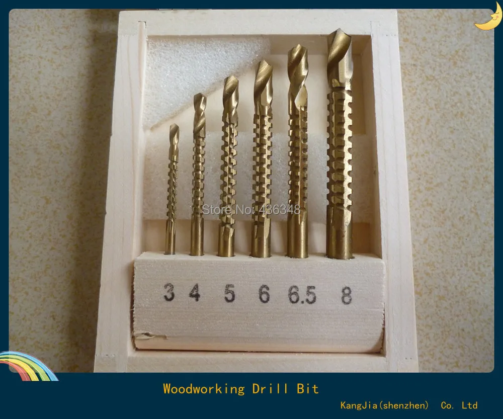 Горячее предложение! Распродажа! 6 шт. новые сверла с титановым покрытием для