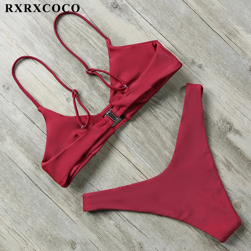 RXRXCOCO,, сексуальные стринги, бикини,, купальник для женщин, летний, купальный костюм, пуш-ап, Бразильское бикини, змеиный принт, купальник, бикини