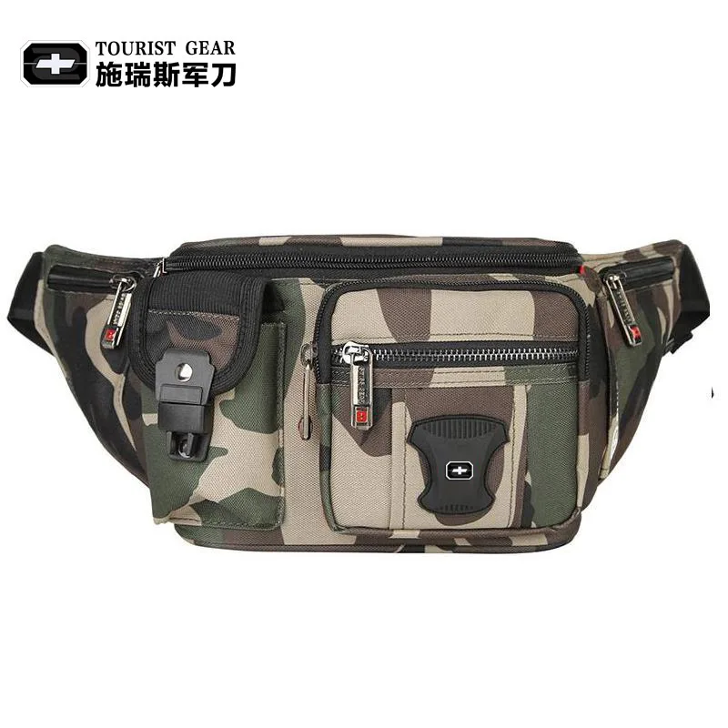 Camouflage Швейцарская сумка для мужчин и женщин, поясные сумки для девочек, поясные сумки, поясные сумки для денег, путешествий, альпинизма, сумка для мобильного телефона, поясные сумки - Цвет: Camouflage