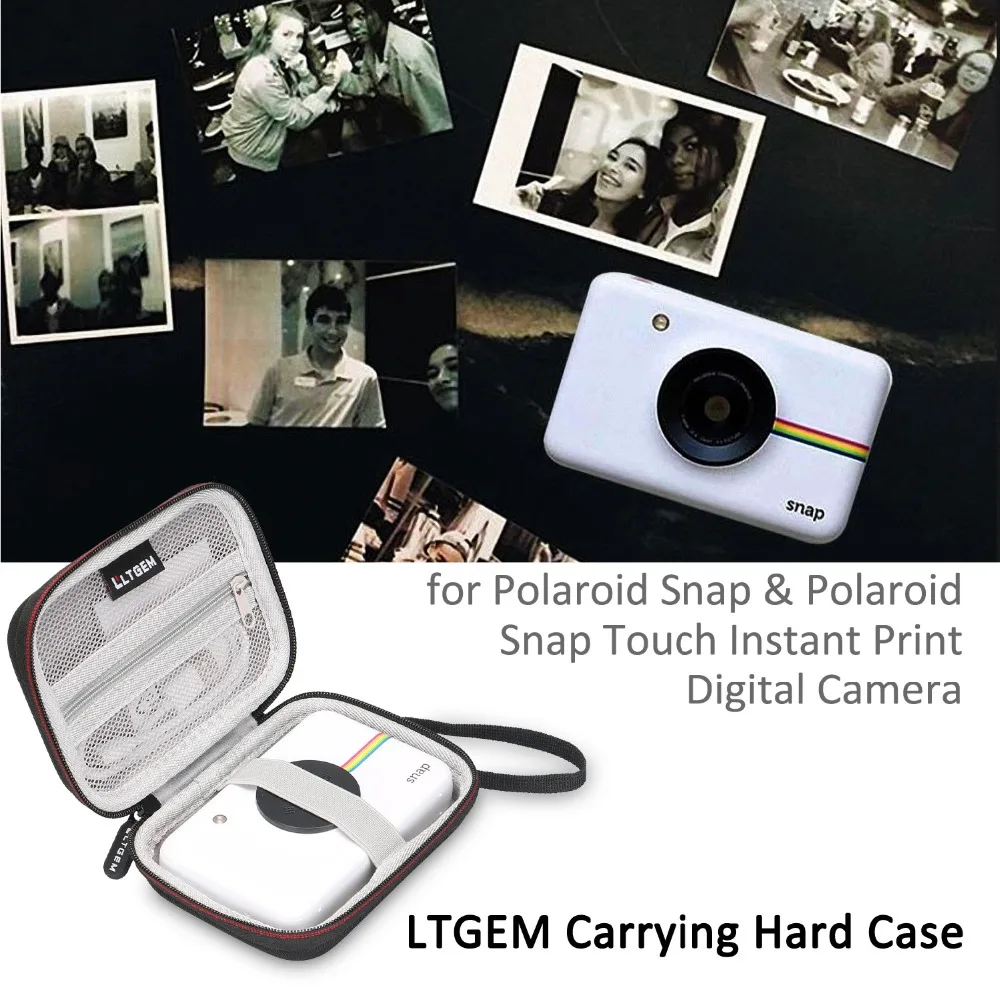 Чехол LTGEM для цифровой камеры Polaroid Snap & Touch жесткий чехол EVA путешествий сумка