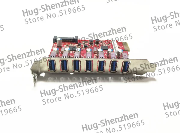 Супер Скоростной 7-портовый USB 3 0 PCIE PCI Express адаптер платы управления Передняя